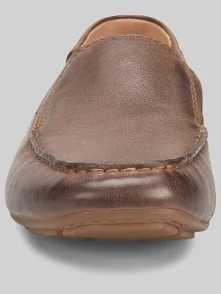 Loafers & Slip-ons|Casual Shoes-Born Shoes Marcel Moc Toe Loafers Brown Cognac