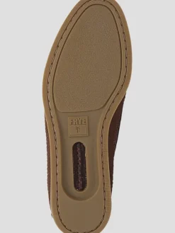 Loafers & Slip-ons-Frye Mason Leather Field Moc Toe Loafers Brown