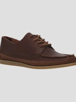 Loafers & Slip-ons-Frye Mason Leather Field Moc Toe Loafers Brown