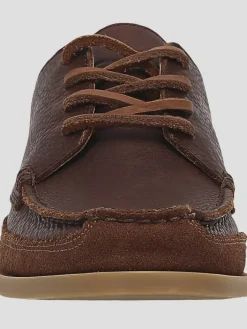 Loafers & Slip-ons-Frye Mason Leather Field Moc Toe Loafers Brown