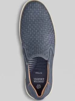 Casual Shoes|Casual Shoes-Johnston &Amp; Murphy McGuffey Woven Shoes Navy