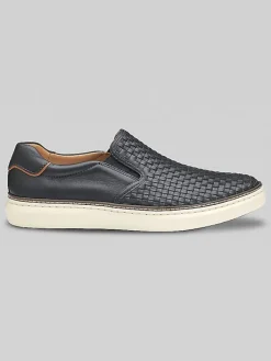 Casual Shoes|Casual Shoes-Johnston &Amp; Murphy McGuffey Woven Shoes Black