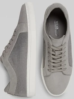 Sneakers|Casual Shoes-Awearness Kenneth Cole Mesh Lace-to-Toe Sneakers Grey