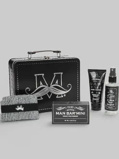 Cologne & Skincare-San Francisco Soap Co. Midnight Amber Tin Gift Set Misc