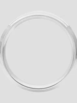 Jewelry|Tie Bars & Cufflinks-Gtx 8mm Stainless Steel Wedding Band Gray And Yellow