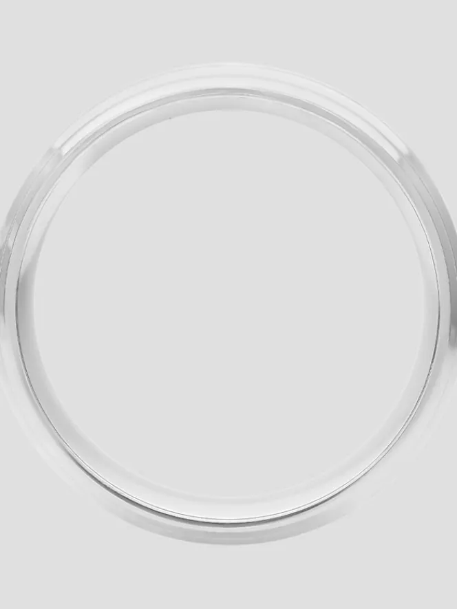 Jewelry|Tie Bars & Cufflinks-Gtx 8mm Stainless Steel Wedding Band Gray And Yellow