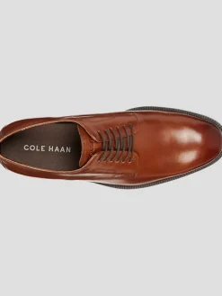 Oxfords|Dress & Formal Shoes-Cole Haan Modern Essentials Leather Plain Toe Oxfords Black