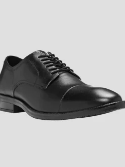 Oxfords|Dress & Formal Shoes-Cole Haan Modern Essentials Leather Waterproof Cap Toe Oxfords Black