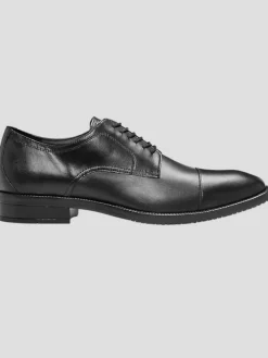 Oxfords|Dress & Formal Shoes-Cole Haan Modern Essentials Leather Waterproof Cap Toe Oxfords Black