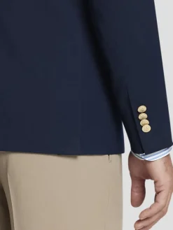 Blazers|Sport Coats-Tommy Hilfiger Modern Fit Blazer Navy Solid