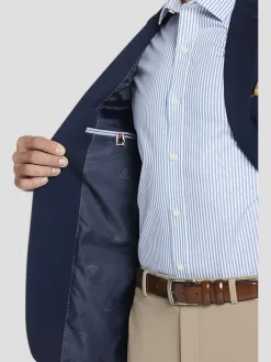 Blazers|Sport Coats-Tommy Hilfiger Modern Fit Blazer Navy Solid
