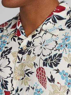 Button Up Shirts|Casual Shirts-Pronto Uomo Modern Fit Camp Shirt Multi