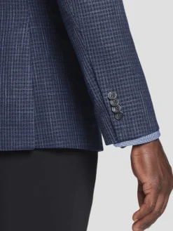 Sport Coats|Sport Coats-Awearness Kenneth Cole Modern Fit Check Sport Coat Blue Check