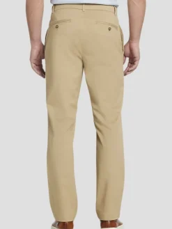 Big & Tall Pants|Casual Shop-Joseph Abboud Modern Fit Comfort Stretch Chinos Charcoal