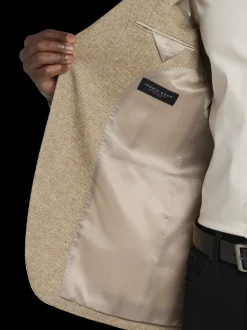 Sport Coats|Sport Coats-Pronto Uomo Modern Fit Herringbone Sport Coat Grey Bone