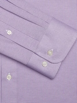 Patterned Dress Shirts|Designer Dress Shirts-Joseph Abboud Modern Fit Knit Dress Shirt Berry