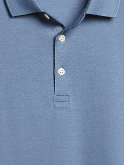 Casual Shop|Casual Shirts-Joseph Abboud Modern Fit Luxe Cotton Polo Black