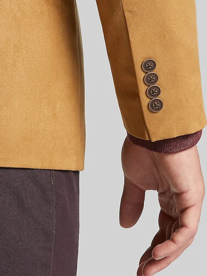 Casual Shop|Big & Tall Sport Coats-Nautica Modern Fit Microsuede Sport Coat Blue