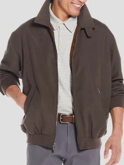 Outerwear-Weatherproof Modern Fit Minimalist Casual Jacket Slate