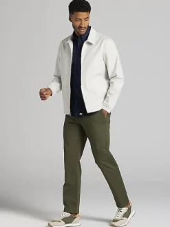 Outerwear-Awearness Kenneth Cole Modern Fit New Tech Knit Zip Bomber Jacket Black