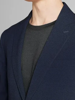 Sport Coats|Sport Coats-Awearness Kenneth Cole Modern Fit Plaid Seersucker Sport Coat Black/White Plaid Seersucker