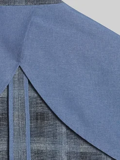 Sport Coats|Sport Coats-Joseph Abboud Modern Fit Plaid Sport Coat Indigo Plaid