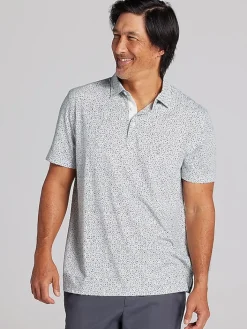 Casual Shirts|Polos-Joseph Abboud Modern Fit Polo Navy/White