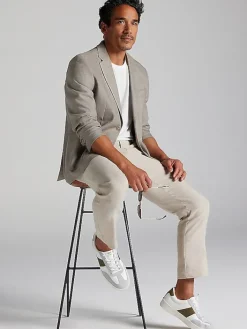 Sport Coats|Sport Coats-Nautica Modern Fit Structure Weave Sport Coat Black