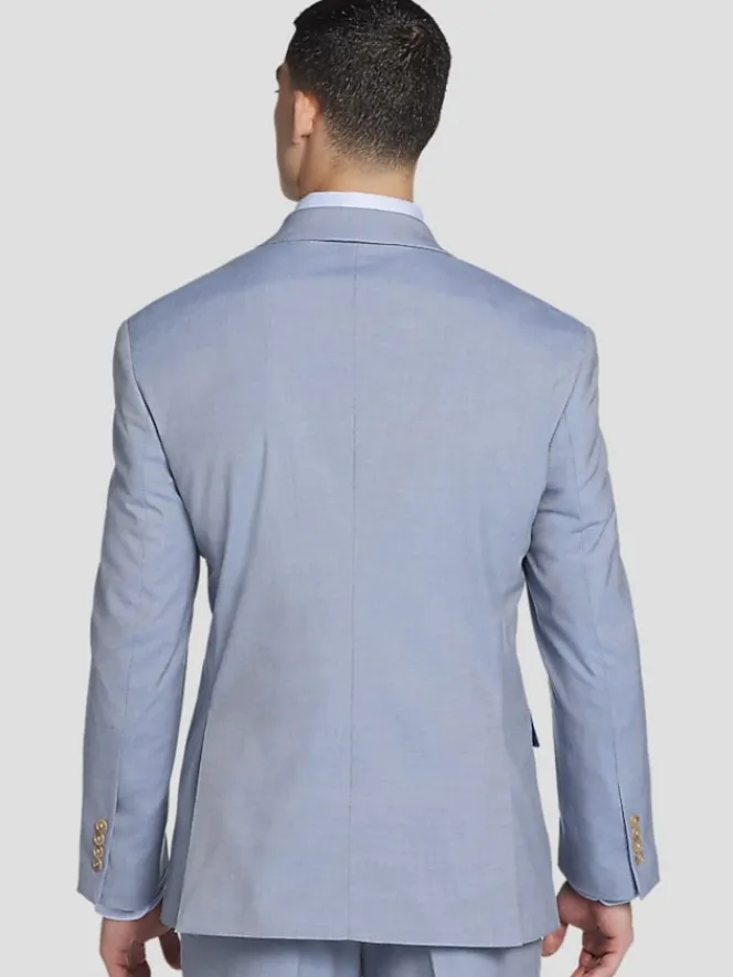 3-piece Suits|Suit Separates-Pronto Uomo Modern Fit Suit Jacket Blue Tic