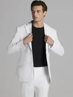 3-piece Suits|Suit Separates-Pronto Uomo Modern Fit Suit Jacket White