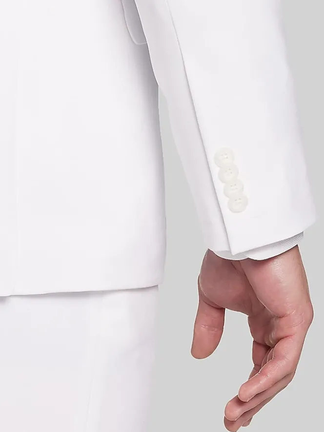 3-piece Suits|Suit Separates-Pronto Uomo Modern Fit Suit Jacket White