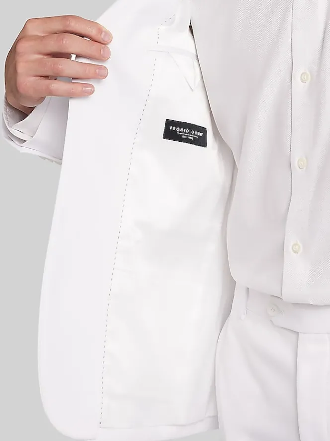 3-piece Suits|Suit Separates-Pronto Uomo Modern Fit Suit Jacket White