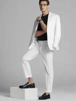 3-piece Suits|Suit Separates-Pronto Uomo Modern Fit Suit Jacket White