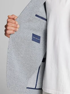 Sport Coats|Sport Coats-Joseph Abboud Modern Fit Tic Knit Sport Coat Blue Tic