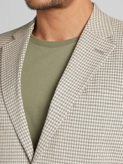 Sport Coats|Sport Coats-Nautica Modern Fit Tweed Sport Coat Tan Check