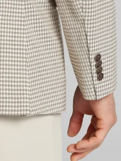 Sport Coats|Sport Coats-Nautica Modern Fit Tweed Sport Coat Tan Check