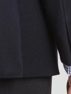 Blazers|Sport Coats-Joseph Abboud Modern Fit  Wool Blazer Black