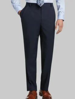 Dress Pants|3-piece Suits-Pronto Uomo Platinum Modern Fit Wool Suit Pants Charcoal Gray