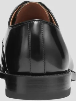 Oxfords|Dress & Formal Shoes-G.H.BASS Monogram Blucher Derby Oxfords Black