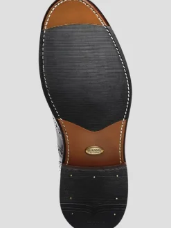 Oxfords|Dress & Formal Shoes-G.H.BASS Monogram Wingtip Oxfords Black