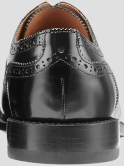 Oxfords|Dress & Formal Shoes-G.H.BASS Monogram Wingtip Oxfords Black