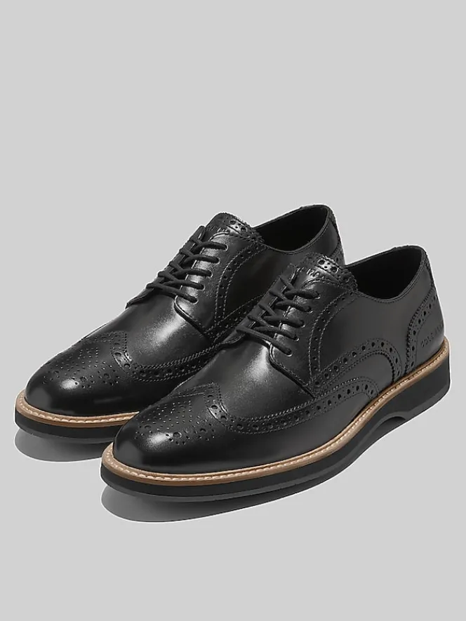 Dress & Formal Shoes|Oxfords-Cole Haan Morse Grand Wingtip Oxfords Black