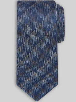 Ties-Joseph Abboud Narrow Multicolor Plaid Tie Burgundy
