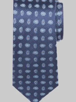 Ties-Joseph Abboud Narrow Poppy Pine Tie Berry