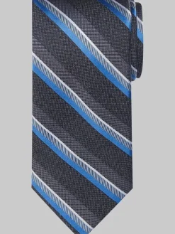 Ties-Pronto Uomo Narrow Tie Stripe Blue