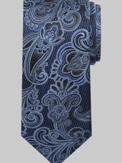 Ties-Joseph Abboud Narrow Tonal Paisley Tie Black