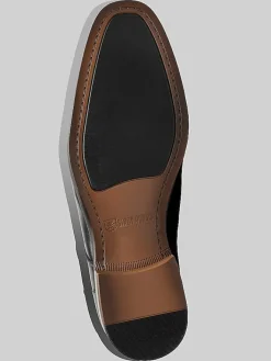 Oxfords|Casual Shoes-Stacy Adams Newell Plain Toe Oxfords Black