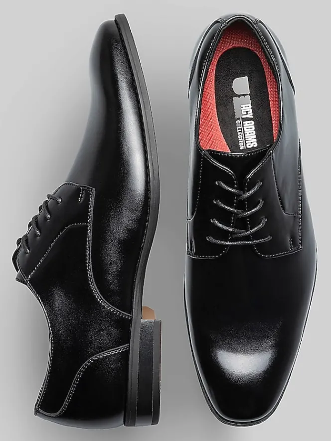 Oxfords|Casual Shoes-Stacy Adams Newell Plain Toe Oxfords Black