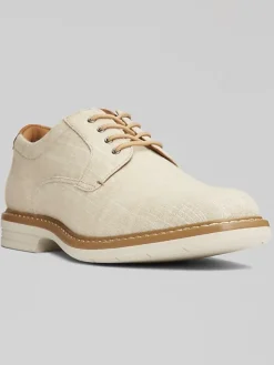 Oxfords|Casual Shoes-Florsheim Newtown Canvas Plain Toe Oxfords Black