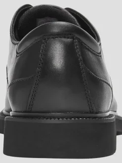 Oxfords|Casual Shoes-Rockport Northfield Leather Waterproof Plain Toe Oxfords Black